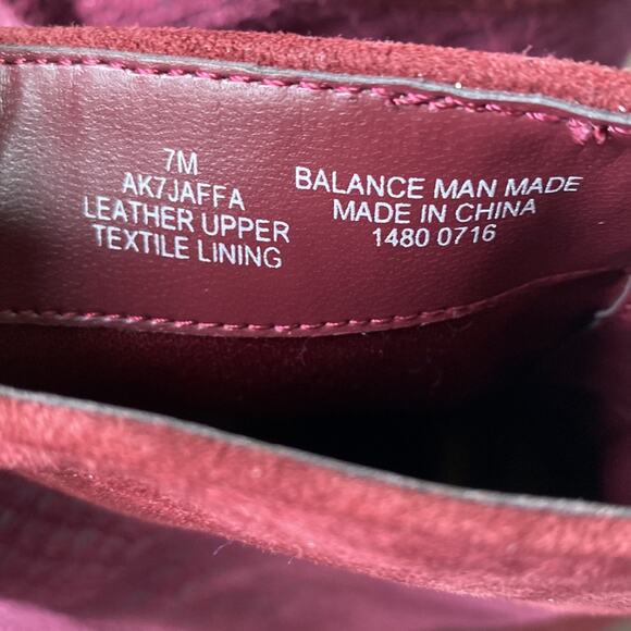 ANNE KLEIN Leather Boots Women's Size 7 Red Leather Snake Print Heeled Boot Fall - Picture 7 of 9